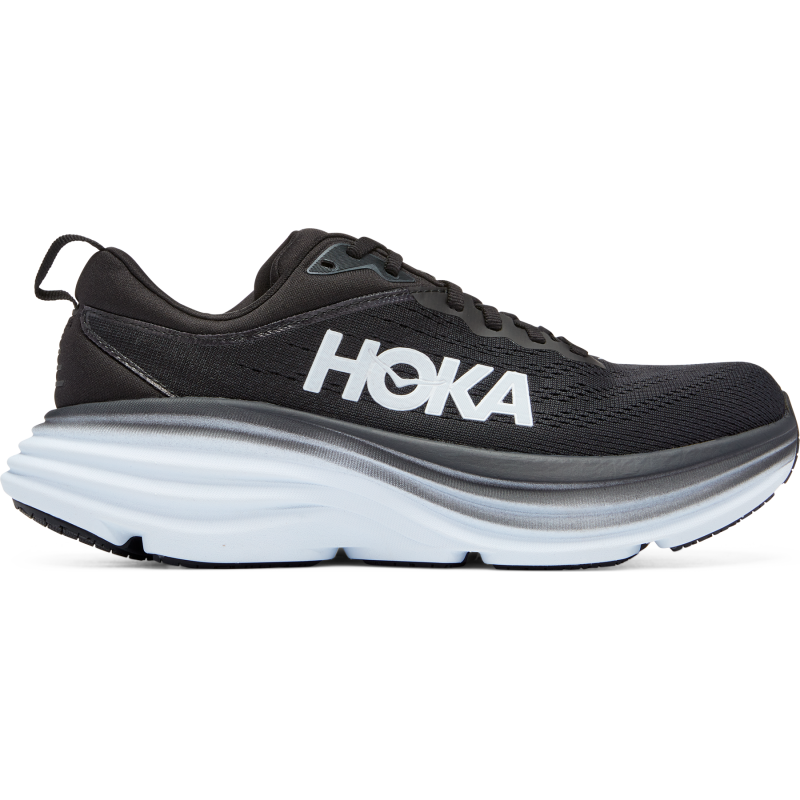 Hoka Women's Bondi 8 Wide Black / White