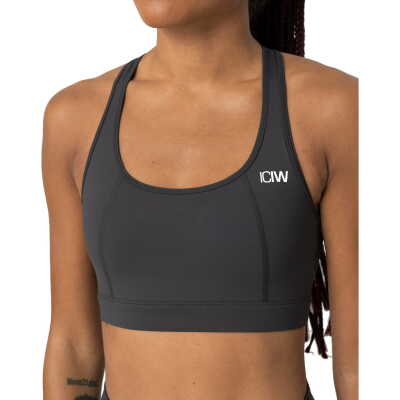 ICANIWILL Classic Sports Bra Anthracite
