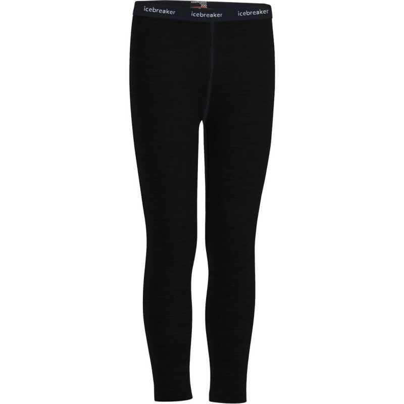 Icebreaker Kids' 200 Oasis Leggings Black Icebreaker Kids' 200 Oasis Leggings Black