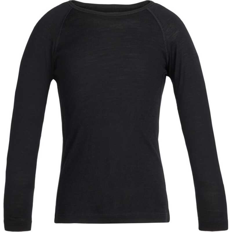 Icebreaker Kids' 200 Oasis Longsleeve Crewe Black Icebreaker Kids' 200 Oasis Longsleeve Crewe Black