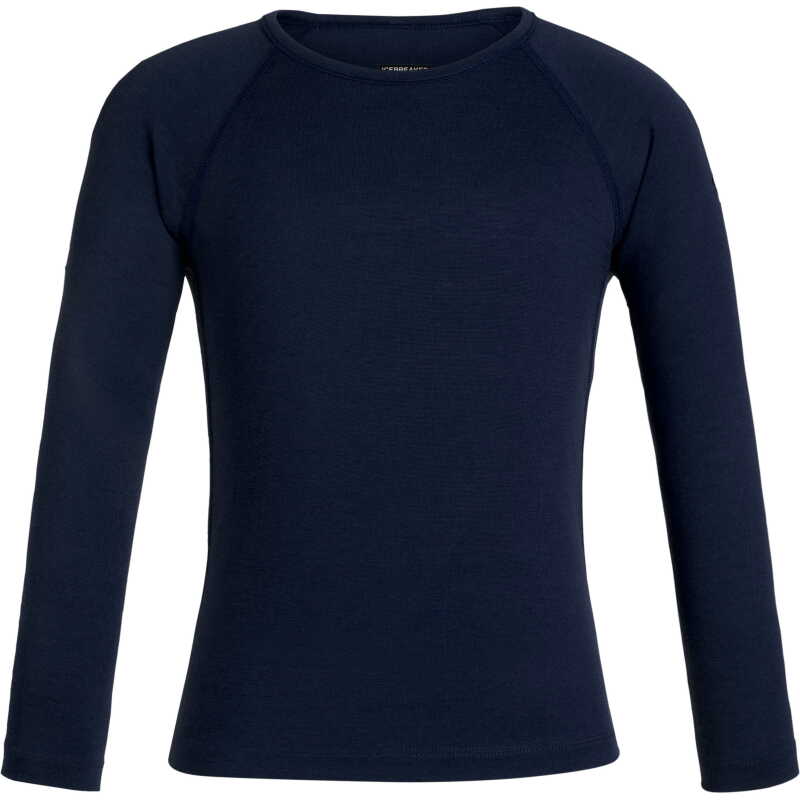 Icebreaker Kids' 200 Oasis Longsleeve Crewe Midnight Navy