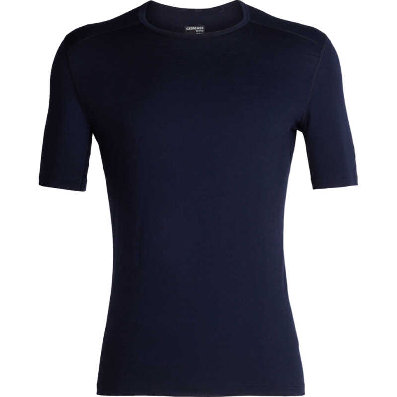 Icebreaker Men's 200 Oasis Short Sleeve Crewe Midnight Navy