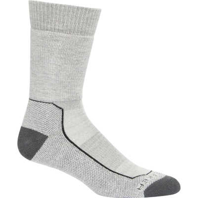 Icebreaker Men's Hike+Medium Crew Blizzard Heather
