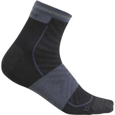 Icebreaker Men's Merino Run+ Ultralight Mini Black/Graphite