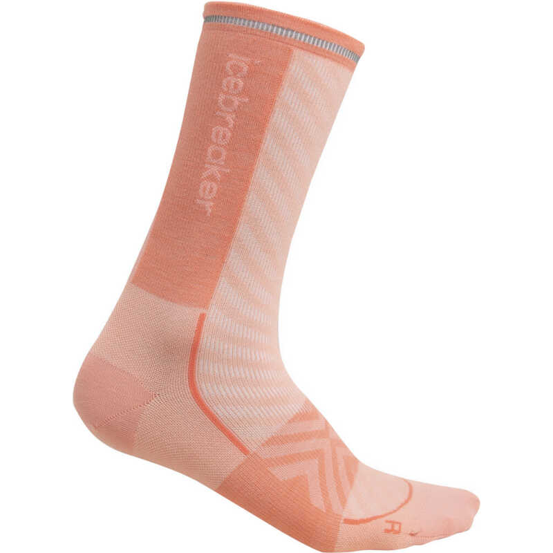 Icebreaker Women Merino Run+ Ultralight Crew Glow/Tang