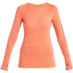 Icebreaker Women's 125 Zoneknit™ Long Sleeve Crew Tang/Praline/Cb