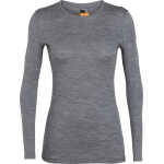 Icebreaker Women's 200 Oasis Long Sleeve Crewe Gritstone Heather