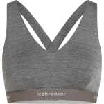Icebreaker Women's Merino 125 Cool-Lite Sprite Racerback Bra Gritstone Hthr-013