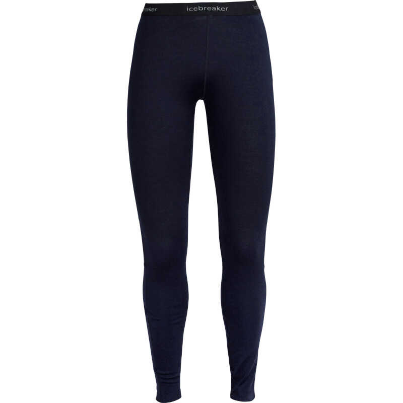 Icebreaker Women's Merino 260 Tech Thermal Leggings Midnight Navy Icebreaker Women's Merino 260 Tech Thermal Leggings Midnight Navy