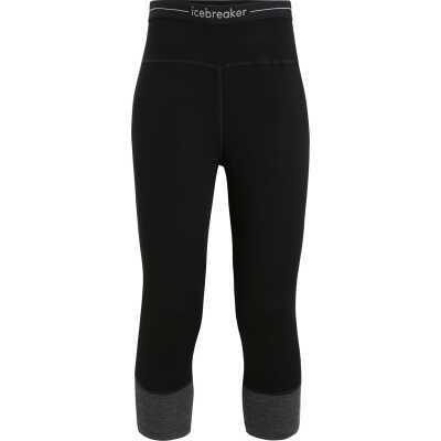 Icebreaker Women's Merino Zoneknit 260 Legless Black/Jet Heather/Cb