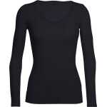 Icebreaker Women's Siren Long Sleeve Sweetheart Black