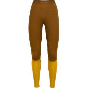 Icebreaker Women's Zoneknit 200 Leggings Clove/Silent Gold/Cb