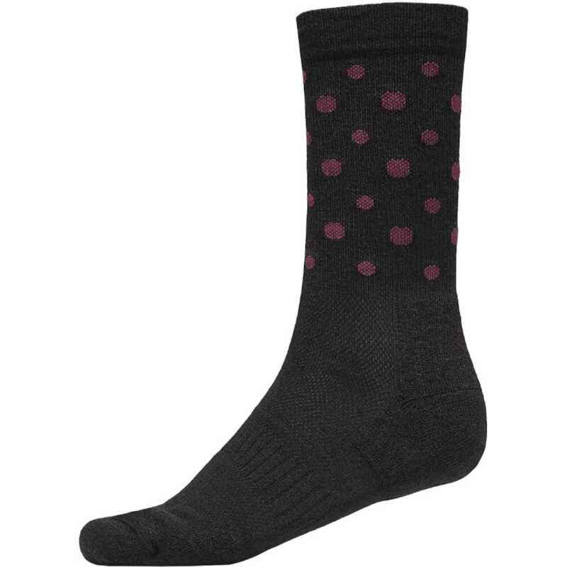 Icebug Active Merino Sock Spots Black/Hibiscus Icebug Active Merino Sock Spots Black/Hibiscus