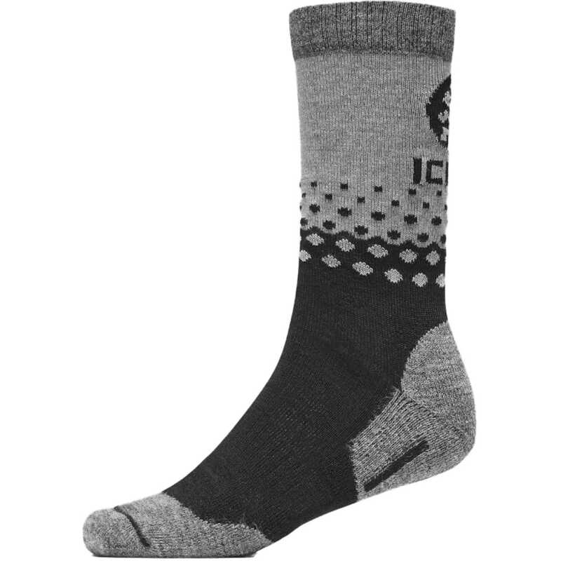 Icebug Warm Wool Sock Black/Grey