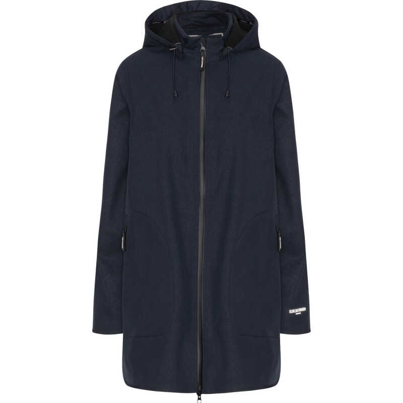 Ilse Jacobsen Women's Raincoat 135 Long Dark Indigo Ilse Jacobsen Women's Raincoat 135 Long Dark Indigo