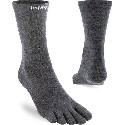 Injinji Men's Liner Crew Wool Slate