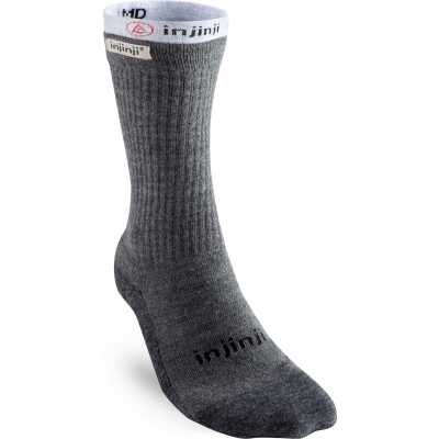 Injinji Men's Liner + Hiker Crew Charcoal