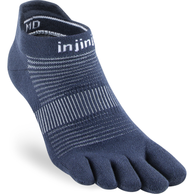 Injinji Men's Run Lightweight No-Show Navy