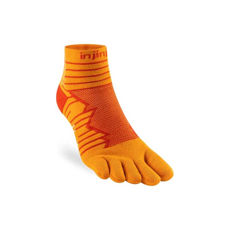 Injinji Men's Ultra Run Mini-Crew Desert Orange Injinji Men's Ultra Run Mini-Crew Desert Orange