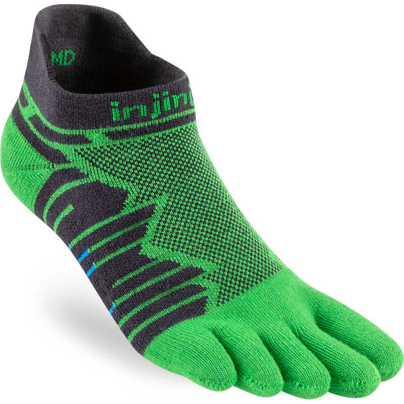 Injinji Men's Ultra Run No-Show Emerald Injinji Men's Ultra Run No-Show Emerald