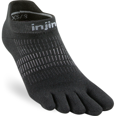 Injinji Women's Run Lightweight No-Show Black