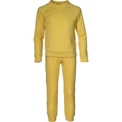 Isbjörn of Sweden Kids' Panda Chill Sweater & Pant Bananacream