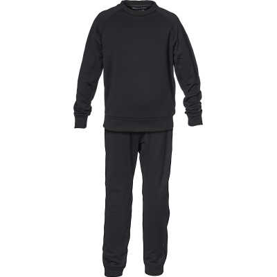 Isbjörn of Sweden Kids' Panda Chill Sweater & Pant Black