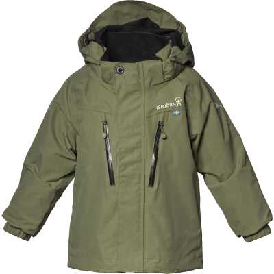 Isbjörn of Sweden Kids' Storm Hard Shell Jacket Moss