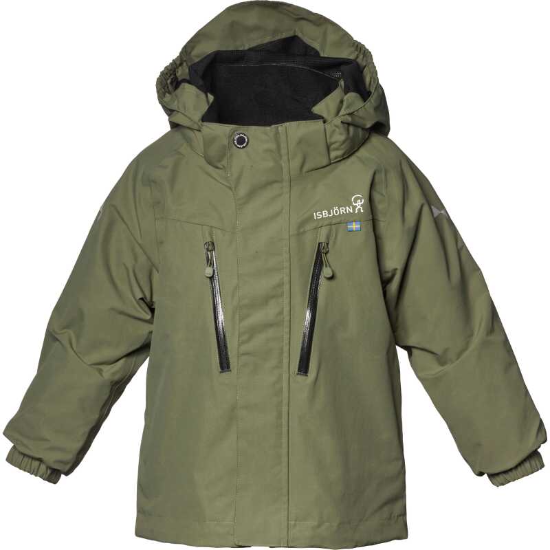 Isbjörn of Sweden Kids' Storm Hard Shell Jacket Moss