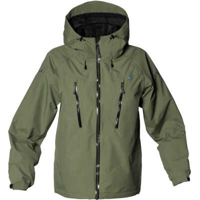 Isbjörn of Sweden Teen Monsune Hard Shell Jacket Moss