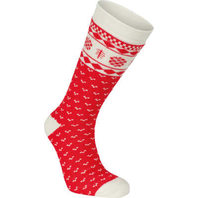 Ivanhoe Unisex Wool Sock Folklore Chilli Red