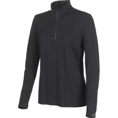 Ivanhoe Women's Underwool Stella Half Zip Black