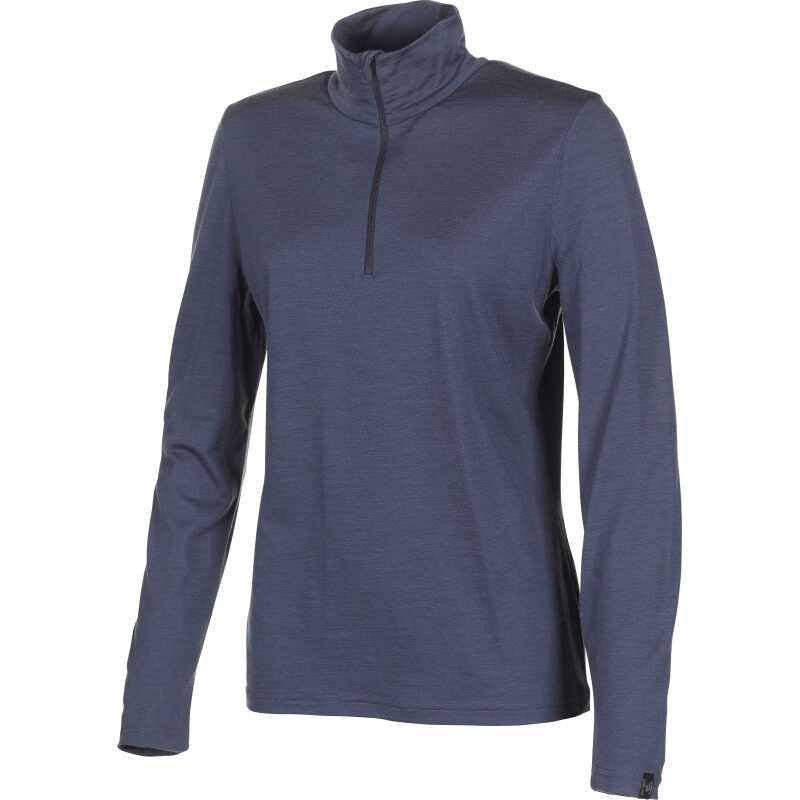 Ivanhoe Women's Underwool Stella Half Zip Steelblue Ivanhoe Women's Underwool Stella Half Zip Steelblue
