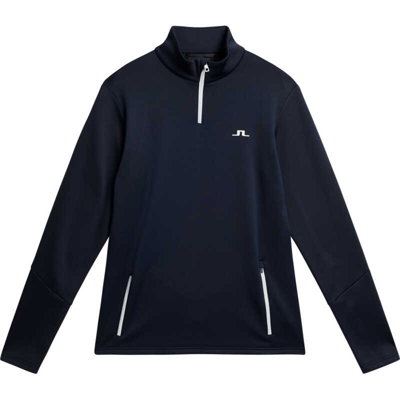 J.Lindeberg Men's Aerial 1/4 Zip Midlayer JL Navy J.Lindeberg Men's Aerial 1/4 Zip Midlayer JL Navy
