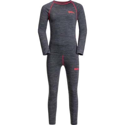 Jack Wolfskin Kids' Merino Baselayer Set Night Blue