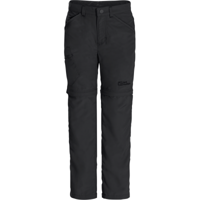 Jack Wolfskin Kids' Safari Zip Off Pants Black