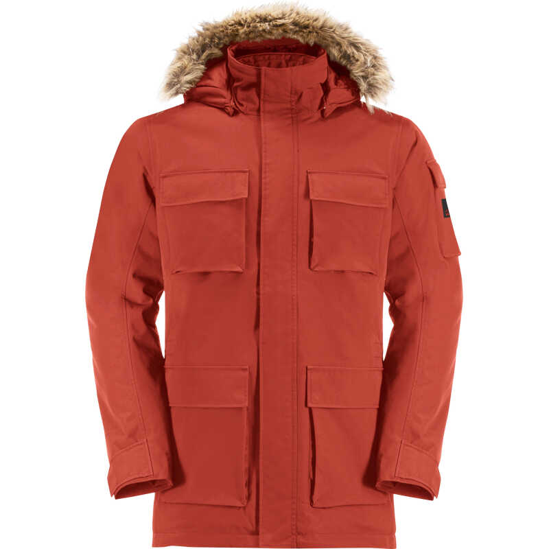 Jack Wolfskin Men's Glacier Canyon Parka Intense Rust