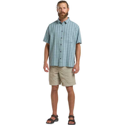 Jack Wolfskin Men's Meseta Shirt Check Dark Navy