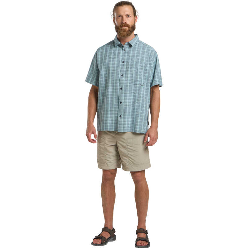 Jack Wolfskin Men's Meseta Shirt Check Dark Navy