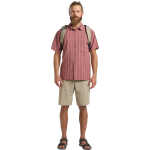 Jack Wolfskin Men's Meseta Shirt Check Dark Rust