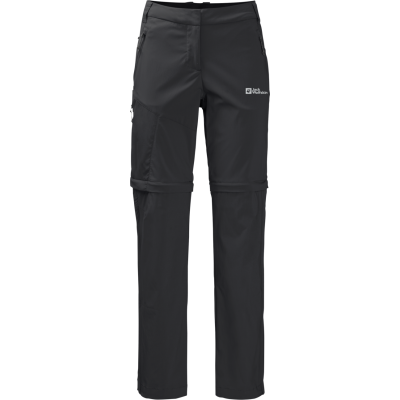 Jack Wolfskin Women's Glastal Zip Away Pants Black