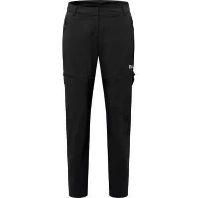 Jack Wolfskin Women's Hikeout Zip Off Pants Black