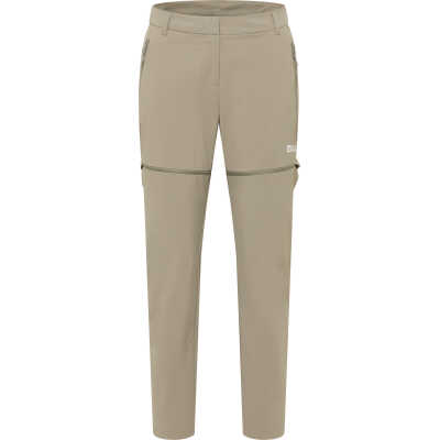 Jack Wolfskin Women's Hikeout Zip Off Pants Stone