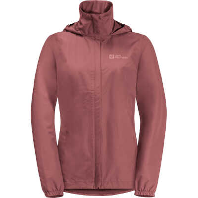 Jack Wolfskin Women's Stormy Point 2-Layer Jacket Red Ochre