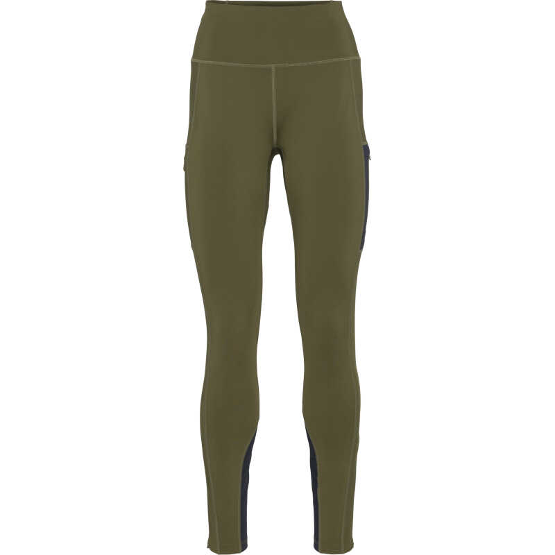 Kari Traa Women's Ane High Waist Tights Dark Olive Green Kari Traa Women's Ane High Waist Tights Dark Olive Green
