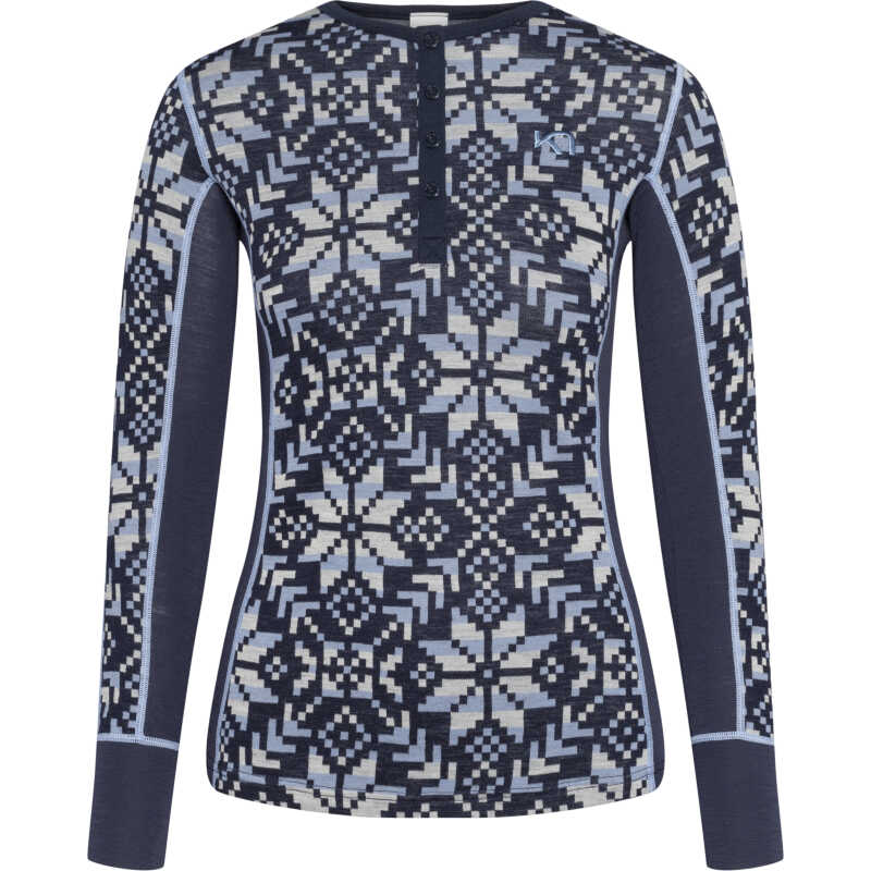 Kari Traa Women's Else Long Sleeve Dark Navy Blue Kari Traa Women's Else Long Sleeve Dark Navy Blue