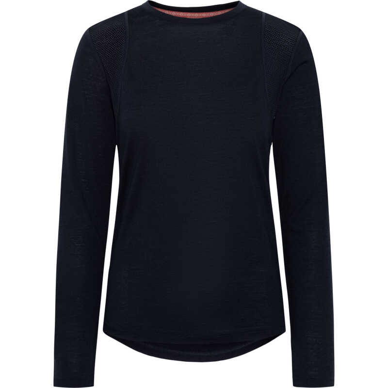 Kari Traa Women's Embla Wool Long Sleeve Dark Navy Blue Kari Traa Women's Embla Wool Long Sleeve Dark Navy Blue