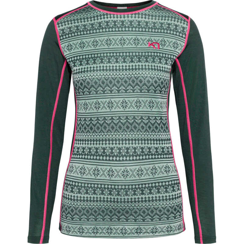 Kari Traa Women's Mina Long Sleeve Dark Green Kari Traa Women's Mina Long Sleeve Dark Green