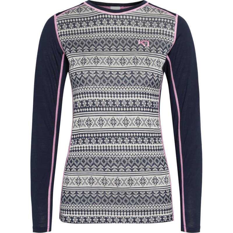 Kari Traa Women's Mina Long Sleeve Dark Navy Blue