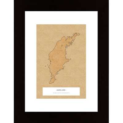 Kartposter Gotland Poster
